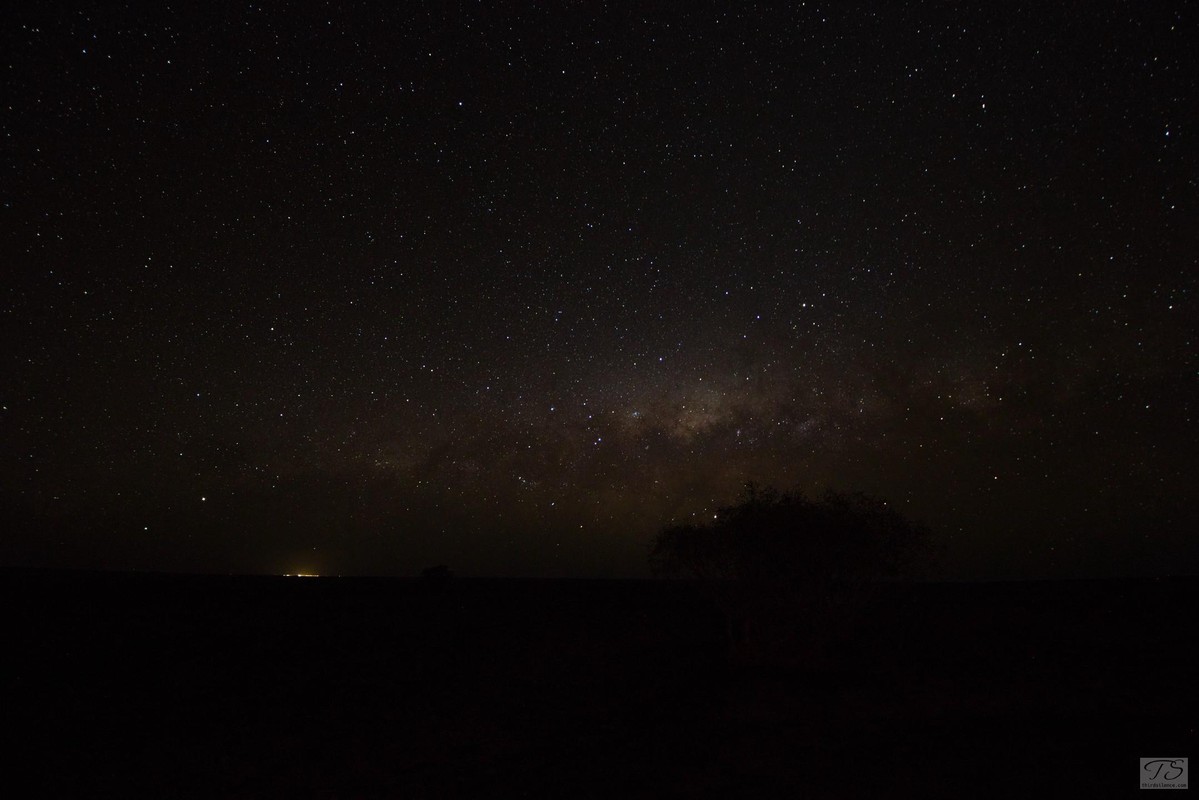 The night sky from Kempe Road, SA